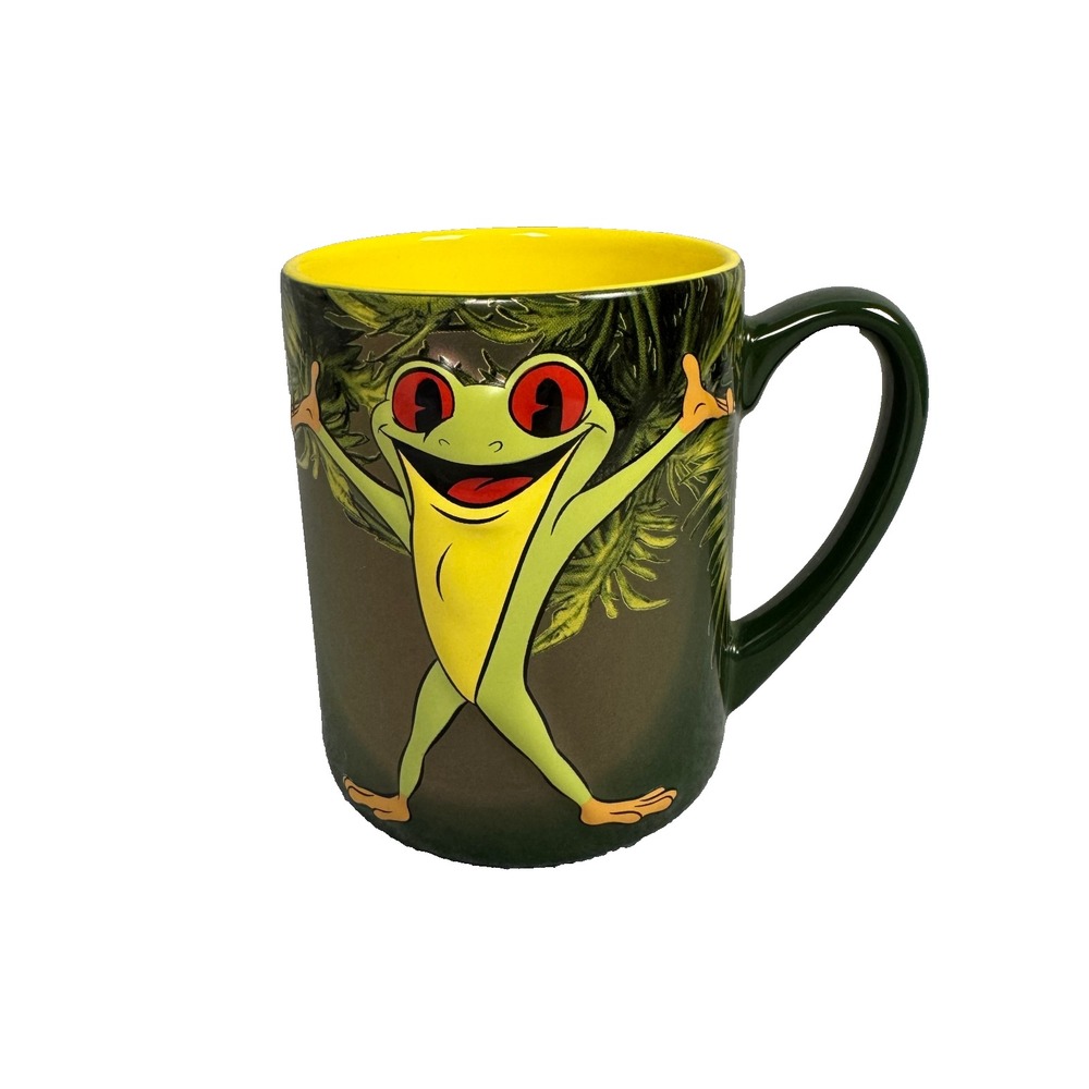 Rainforest Cafe Vintage Cha Cha Red Eyed Frog 3D Embossed Coffee Mug
